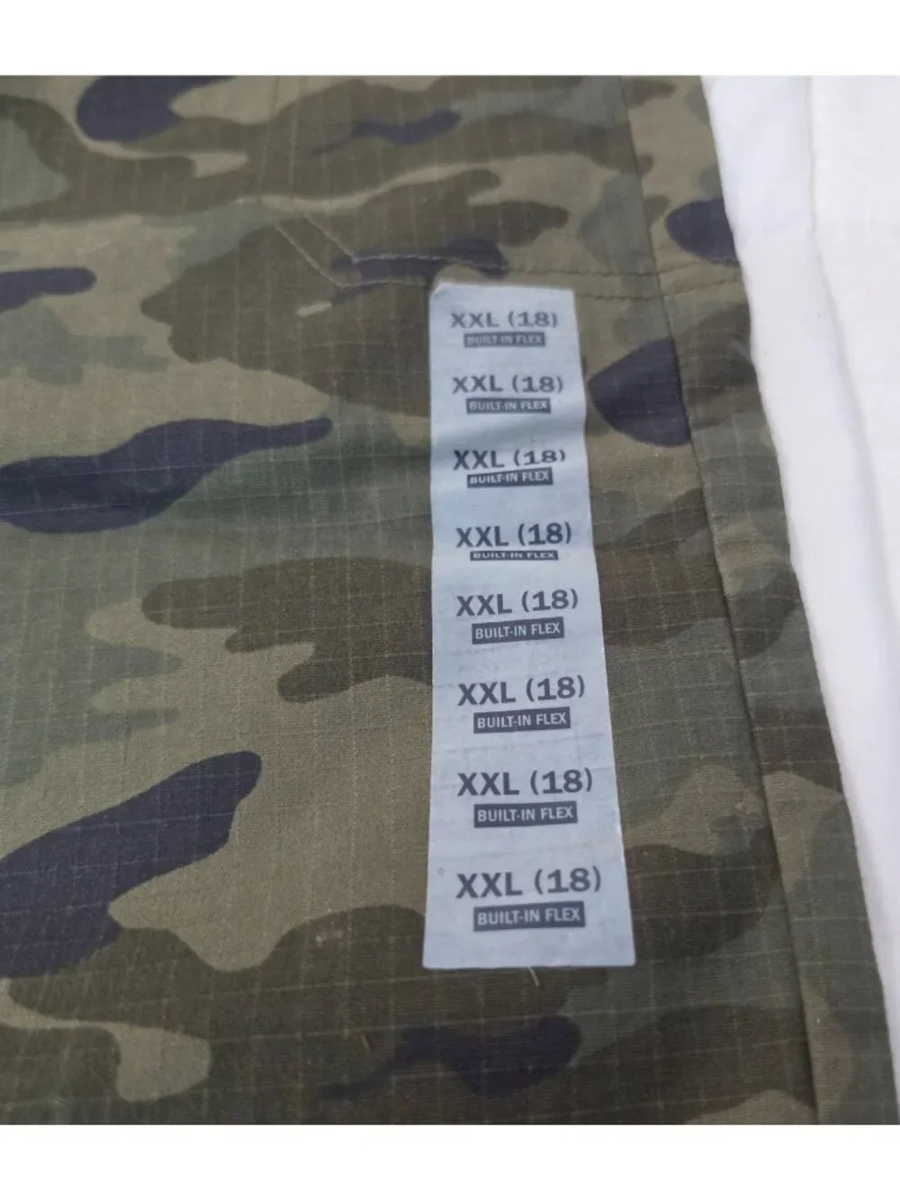 Old Navy Boys XXL 18  Cargo Jogger Pants Built In Flex Green Camouflage Tactical